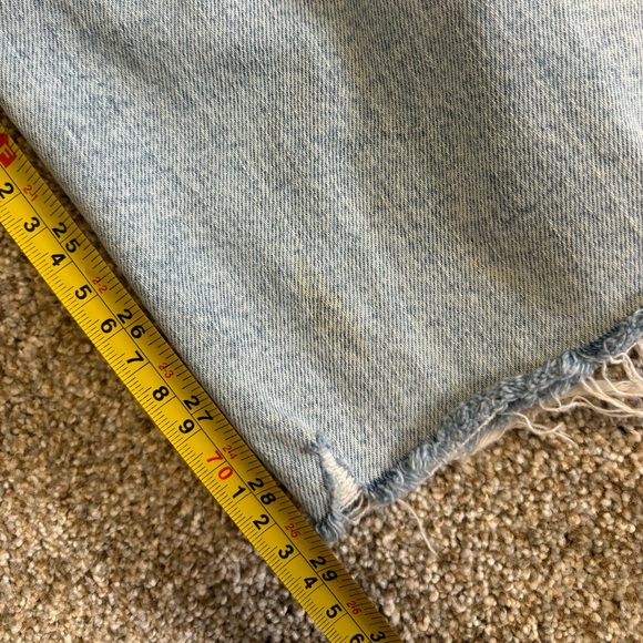 Express women’s high rise distressed denim straight leg jeans size 2 - Picture 8 of 8